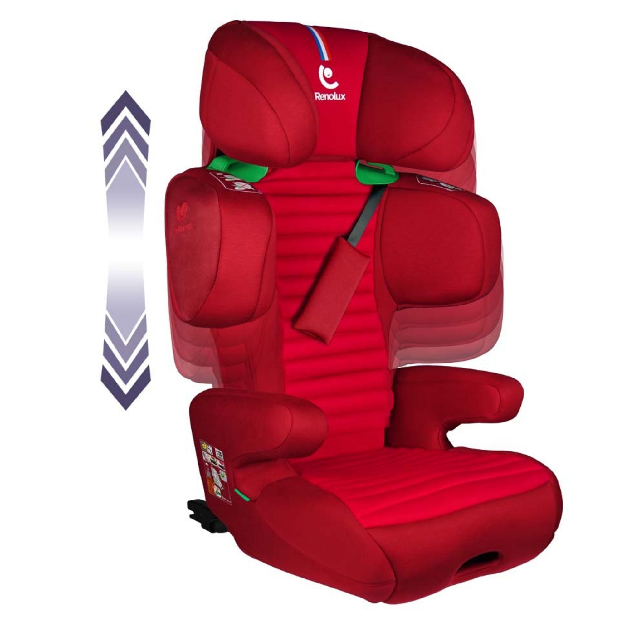 Renolux Renofix 2 Softness Isofix 15-36kg Oto Koltuğu Kırmızı