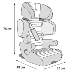 Renolux Renofix 2 Softness Isofix 15-36kg Oto Koltuğu Kırmızı