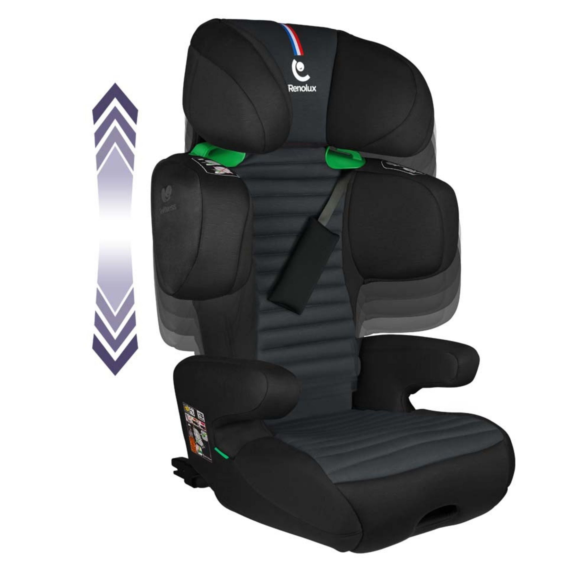 Renolux Renofix 2 Softness Isofix 15-36kg Oto Koltuğu Siyah