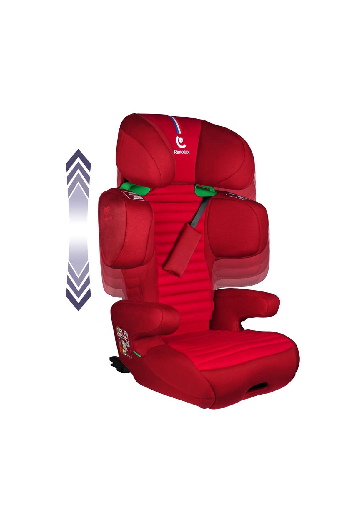 Renolux Renofix 2 Softness Isofix 15-36 Kg Oto Koltuğu Kırmızı