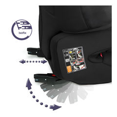 Renolux Renofix Softness Isofix 15-36 Kg Oto Koltuğu Siyah