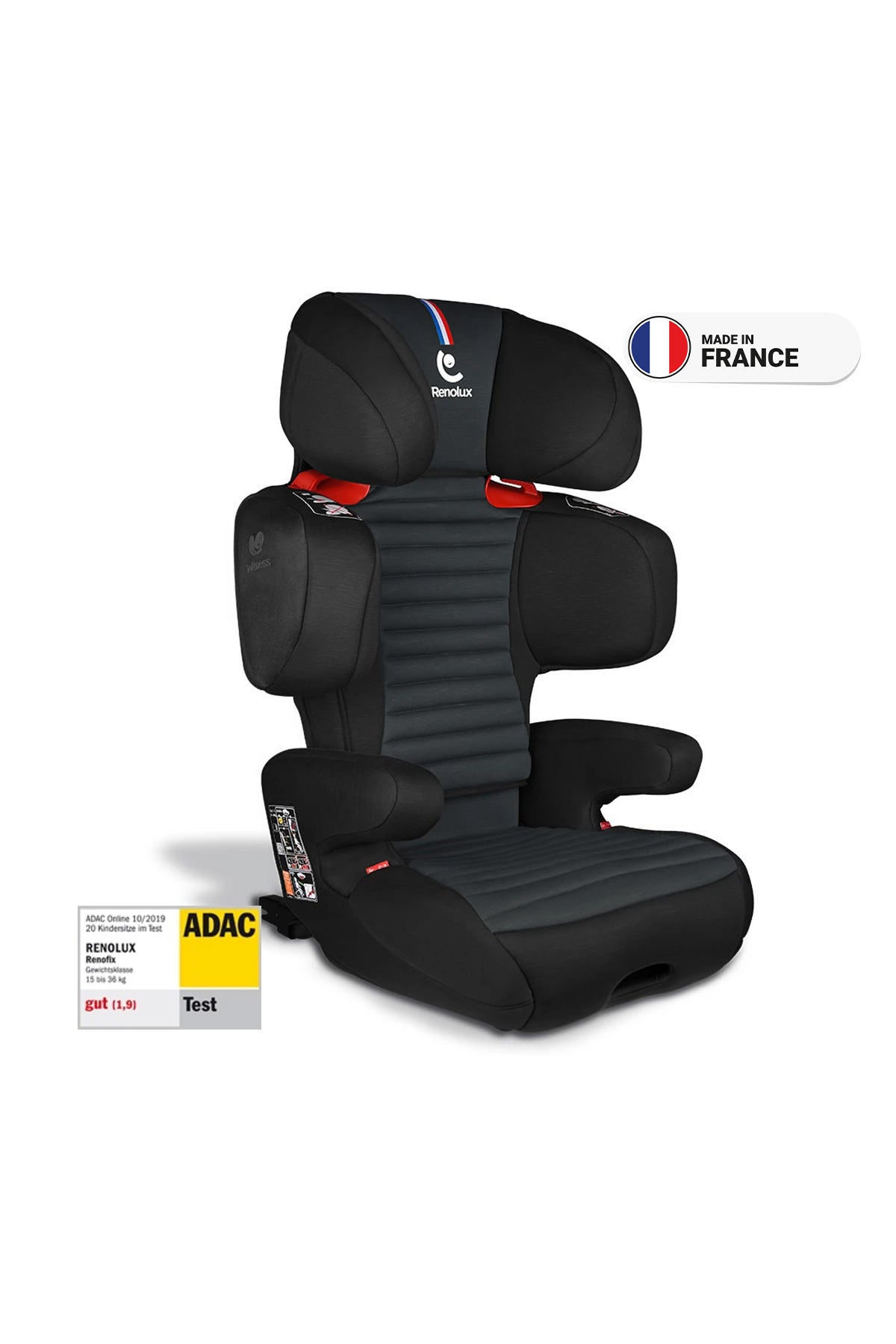 Renolux Renofix Softness Isofix 15-36 Kg Oto Koltuğu Siyah