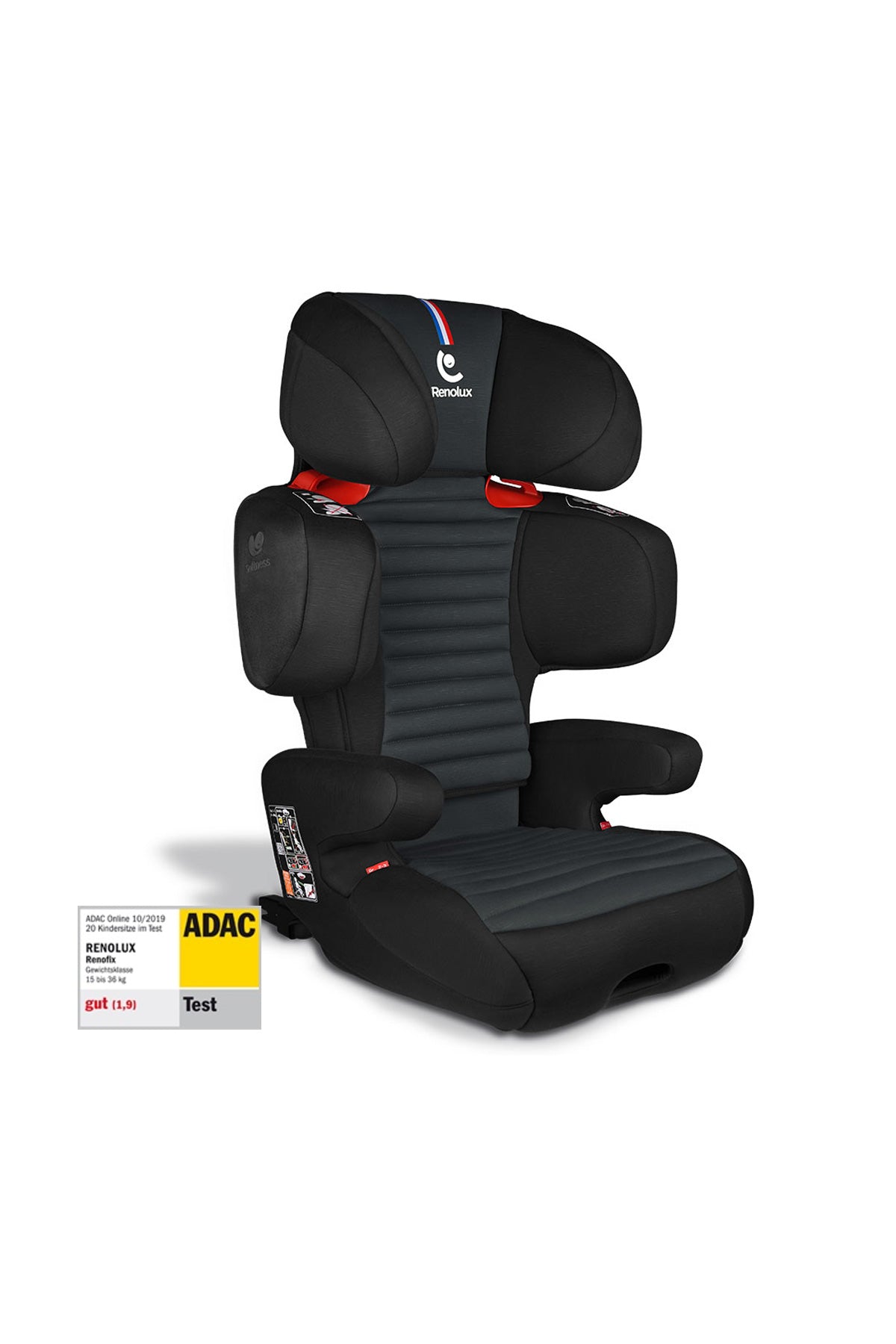 Renolux Renofix Softness Isofix 15-36 Kg Oto Koltuğu Siyah