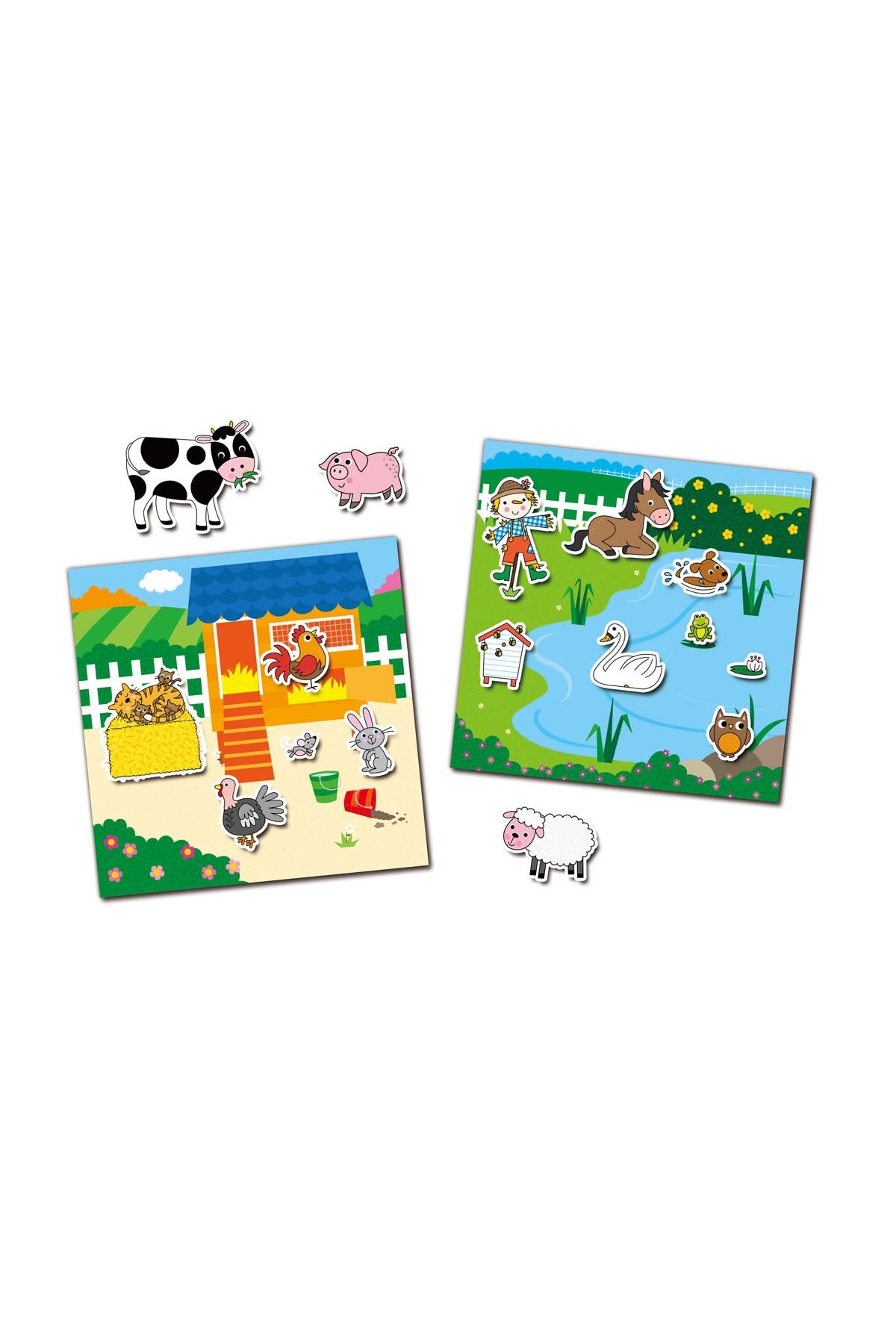 Reusable Sticker Book - Farm 3 Yaş+