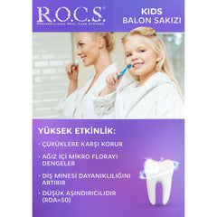 Rocs 4-7 Yaş Balon Sakızlı Diş Macunu