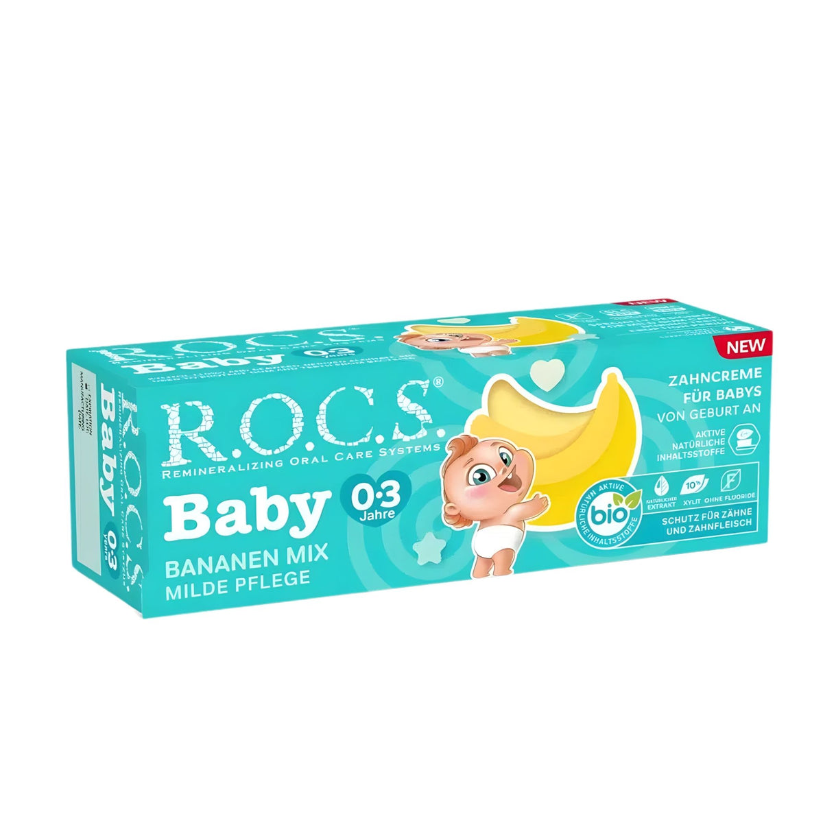 Rocs Baby 0-3 Yaş Muz Püresi Tadında Diş Macunu