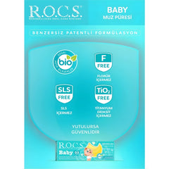 Rocs Baby 0-3 Yaş Muz Püresi Tadında Diş Macunu