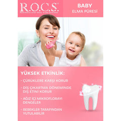 Rocs Baby Diş Macunu Elma Püresi 0-3 Ay
