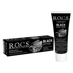 Rocs Black Edition Kömür Özlü Beyazlatıcı Diş Macunu