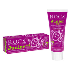 Rocs Junior 6-12 Yaş Orman Meyveleri Tadında Florürsüz Çocuk Diş Macunu