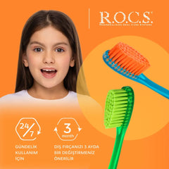 Rocs Diş Fırçası 6-12 Yaş