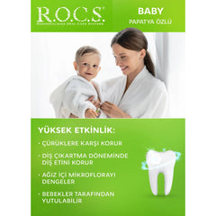 Rocs Diş Macunu 0-3 Yaş Papatya Özlü