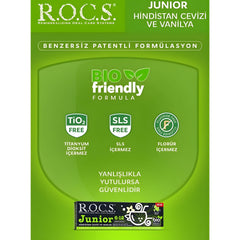 Rocs Junior 6-12 Yaş Hindistan Cevizi Aromalı Diş Macunu