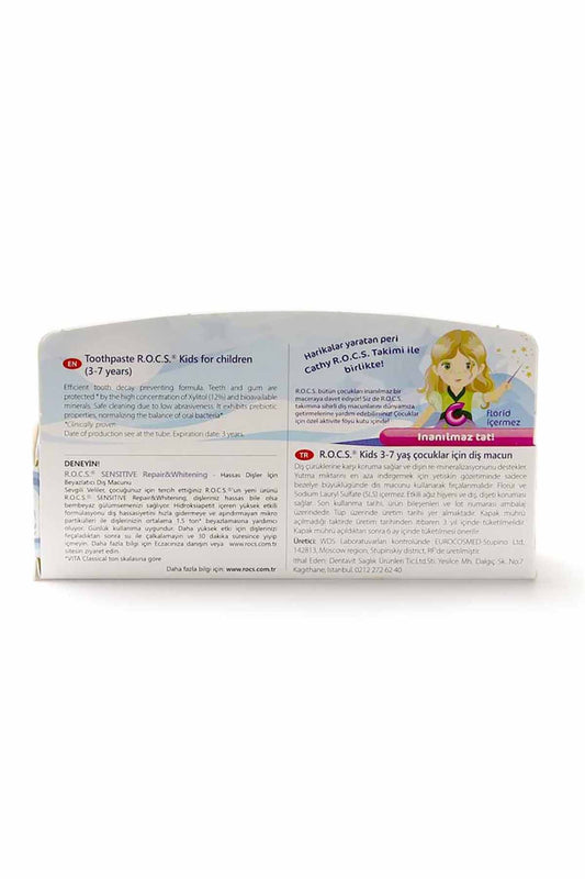 Rocs Kıds Diş Macunu 3-7 Yaş Meyve Külahı