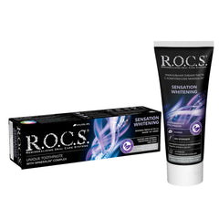 Rocs Sensation Parlaklık ve Beyazlatıcı Diş Macunu