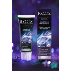 Rocs Sensation Parlaklık ve Beyazlatıcı Diş Macunu