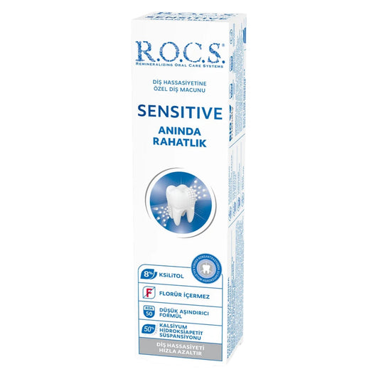 Rocs Sensitive Instant Relief Anında Rahatlık Diş Macunu 94gr