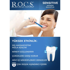 Rocs Sensitive Instant Relief Anında Rahatlık Diş Macunu 94gr