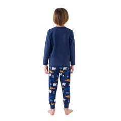 Roly Poly Erkek Çocuk Uzun Kollu Pijama Takım Koyu İndigo