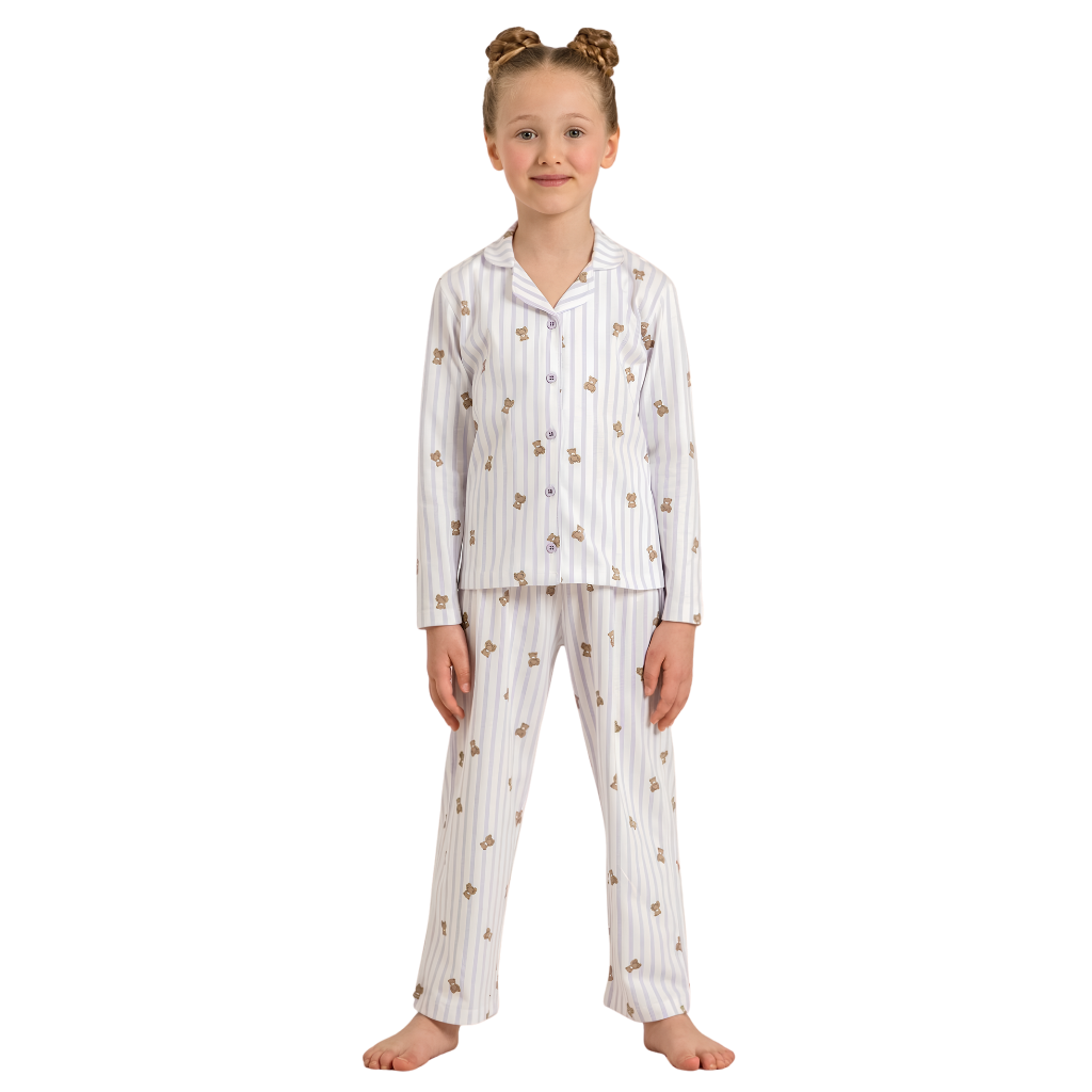 Roly Poly Gömlek Pijama Lila