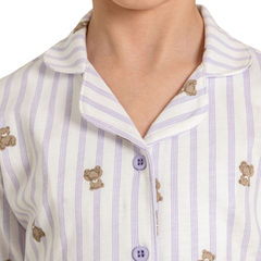 Roly Poly Gömlek Pijama Lila
