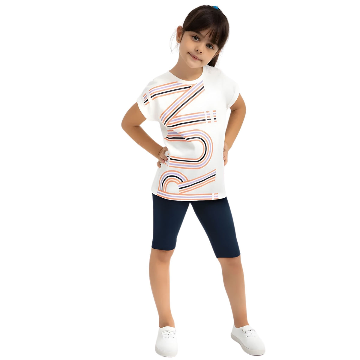 Roly Poly Kız Çocuk Bermuda Tayt Takım