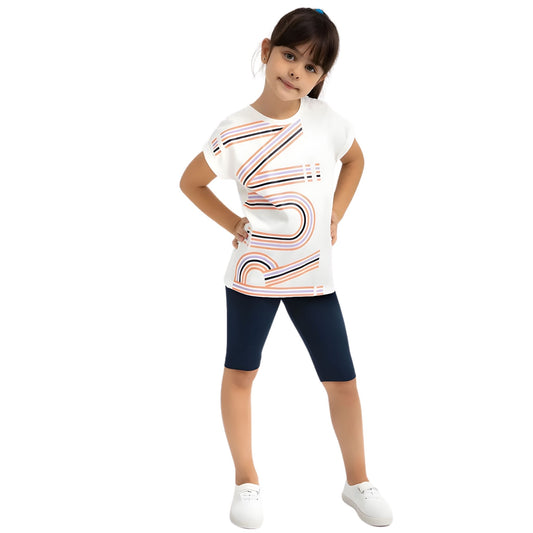 Roly Poly Kız Çocuk Bermuda Tayt Takım