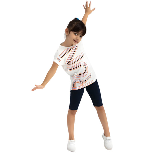 Roly Poly Kız Çocuk Bermuda Tayt Takım