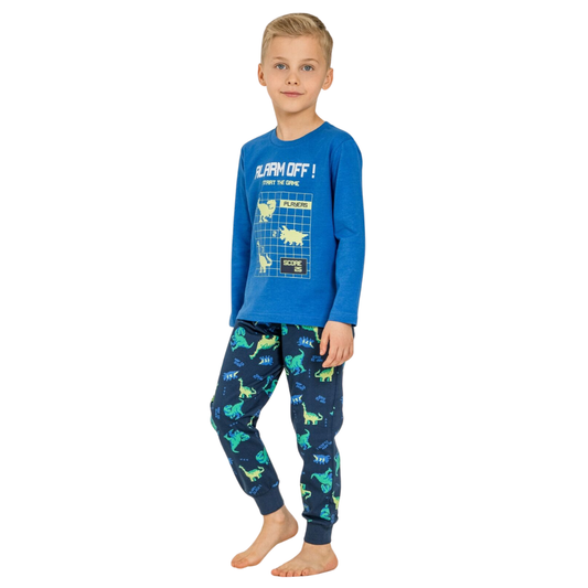 Roly Poly Uzun Kol Pijama Takım Cobalt