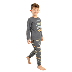 Roly Poly Uzun Kol Pijama Takım Füme