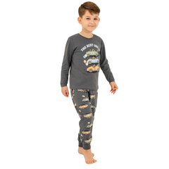 Roly Poly Uzun Kol Pijama Takım Füme