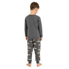 Roly Poly Uzun Kol Pijama Takım Füme