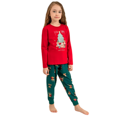 Roly Poly Uzun Kol Pijama Takım Kırmızı