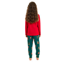 Roly Poly Uzun Kol Pijama Takım Kırmızı