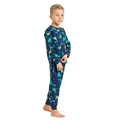Roly Poly Uzun Kol Pijama Takım Koyu İndigo