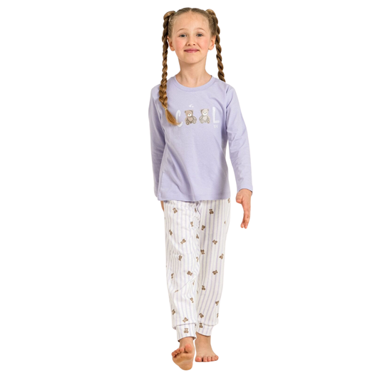 Roly Poly Uzun Kol Pijama Takım Lila