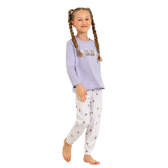 Roly Poly Uzun Kol Pijama Takım Lila