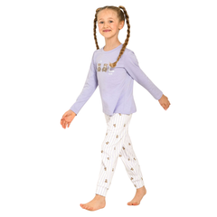 Roly Poly Uzun Kol Pijama Takım Lila