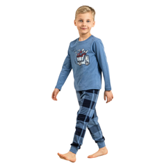 Roly Poly Uzun Kol Pijama Takım Mavi