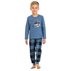 Roly Poly Uzun Kol Pijama Takım Mavi