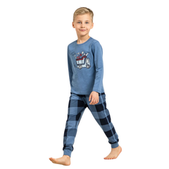 Roly Poly Uzun Kol Pijama Takım Mavi