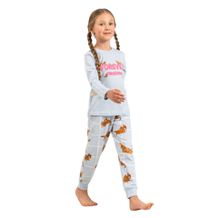 Roly Poly Uzun Kol Pijama Takım Mavi