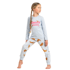 Roly Poly Uzun Kol Pijama Takım Mavi