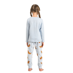 Roly Poly Uzun Kol Pijama Takım Mavi