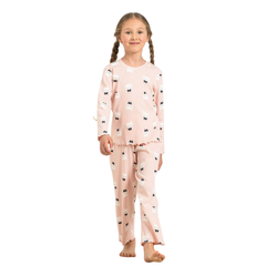 Roly Poly Uzun Kol Pijama Takım Somon