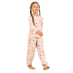 Roly Poly Uzun Kol Pijama Takım Somon