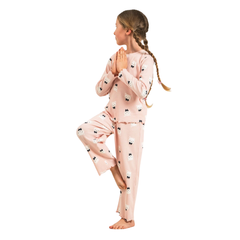 Roly Poly Uzun Kol Pijama Takım Somon