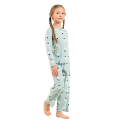 Roly Poly Uzun Kol Pijama Takım Su Yeşili
