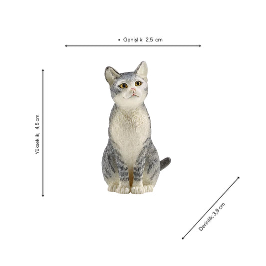 Schleich Oturan Kedi Figürü