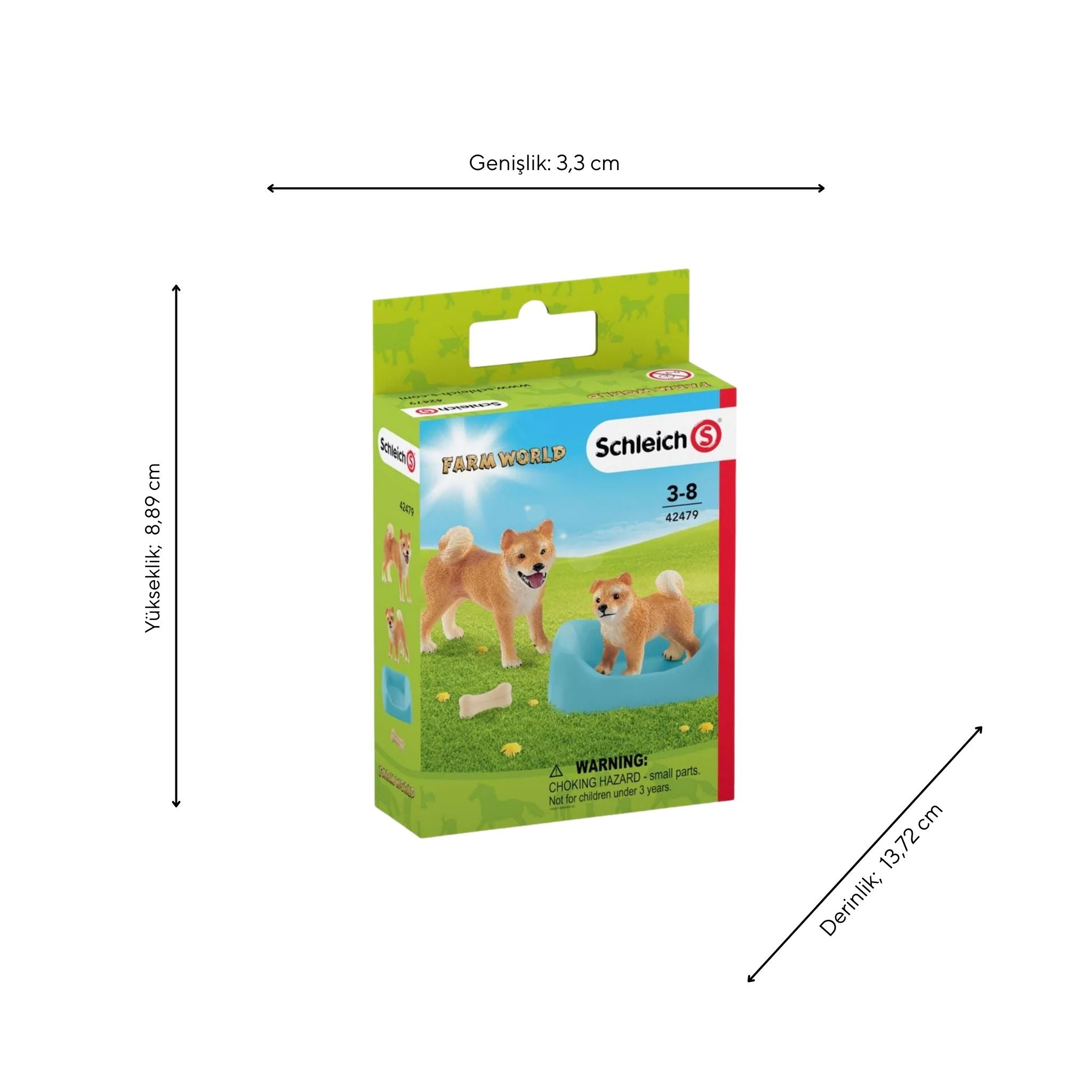 Schleich Shiba Inu Anne ve Yavru